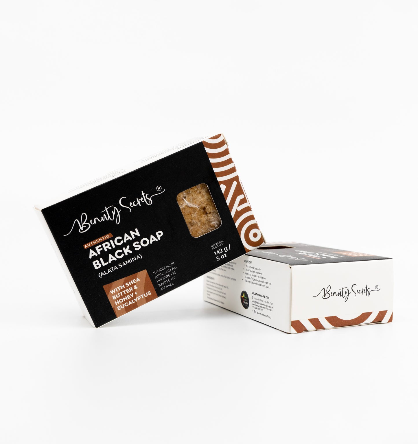 African Black Soap with Shea butter, Honey & Eucalyptus