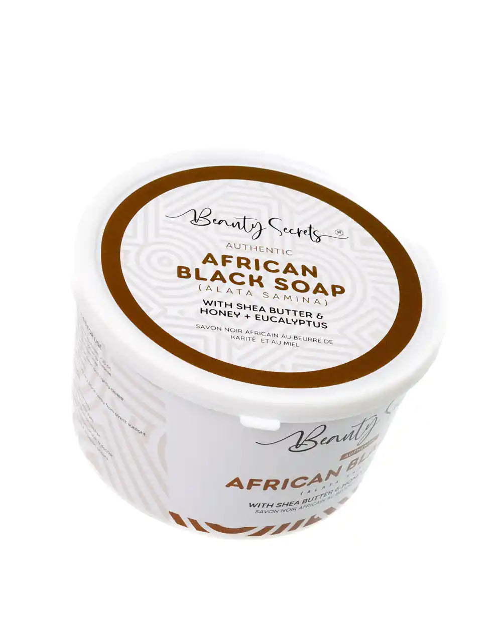 African Black Soap with Shea Butter, Honey & Eucalyptus