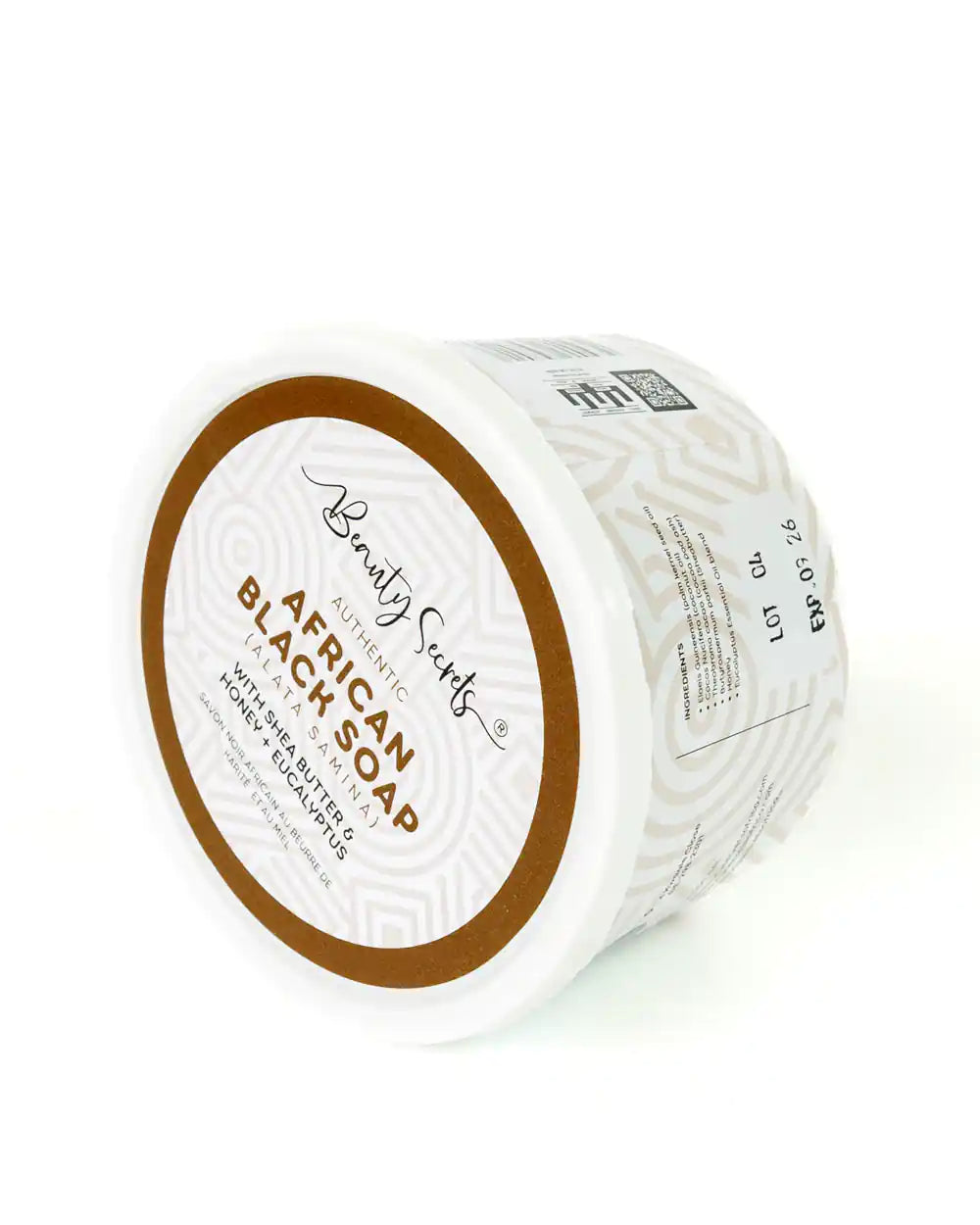 African Black Soap with Shea Butter, Honey & Eucalyptus