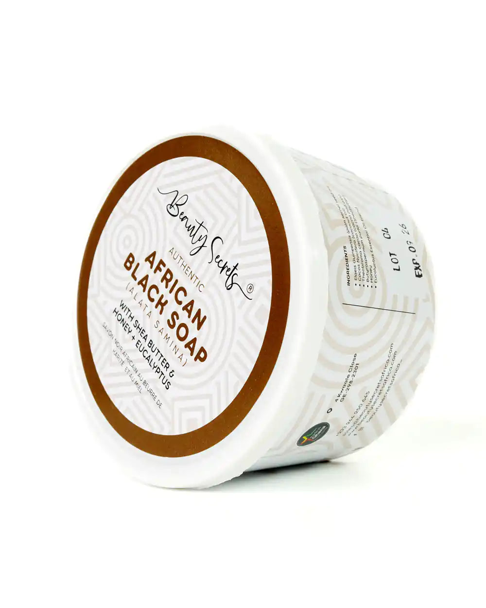 African Black Soap with Shea Butter, Honey & Eucalyptus