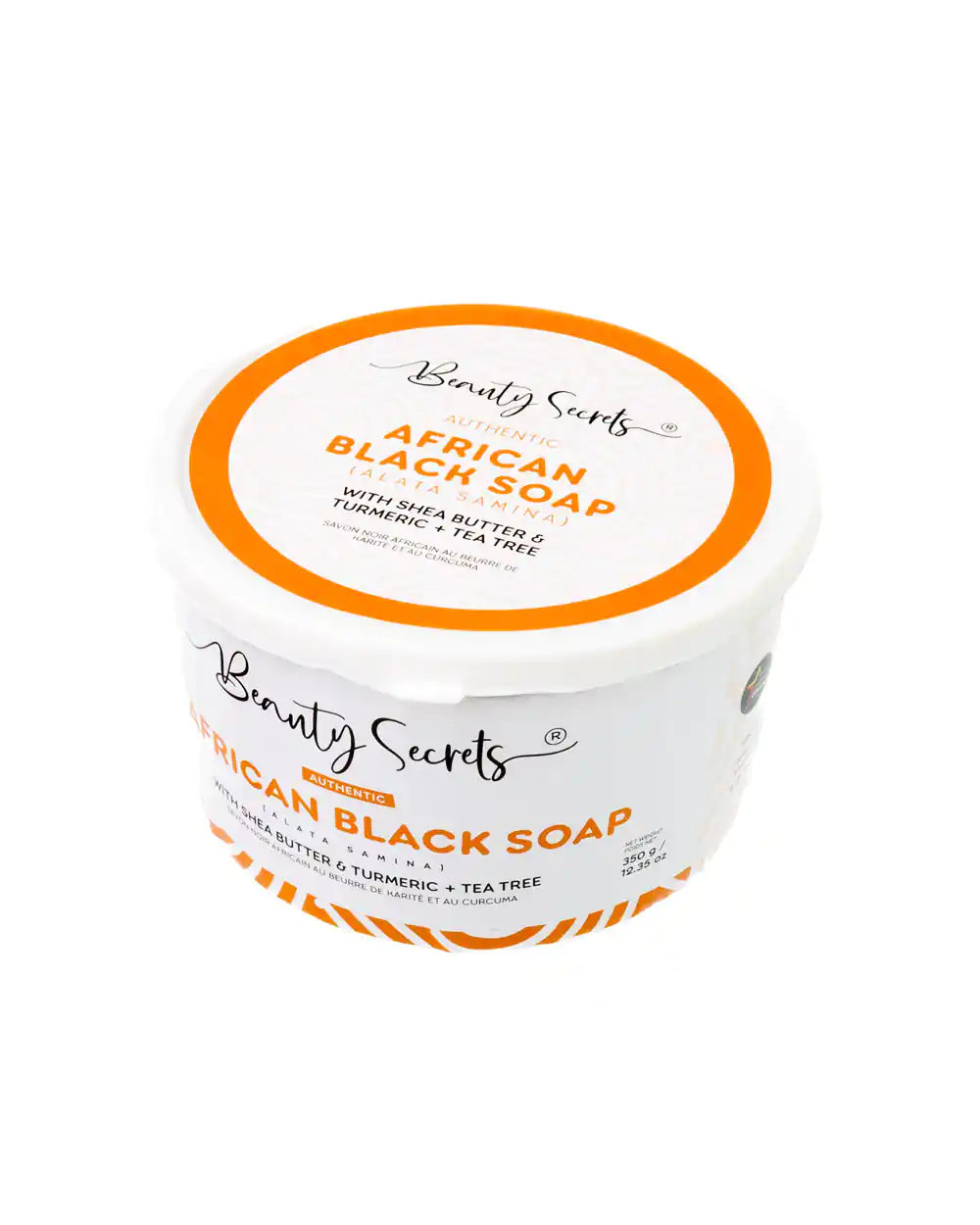 African Black Soap with Shea Tumeric & Tea Tree