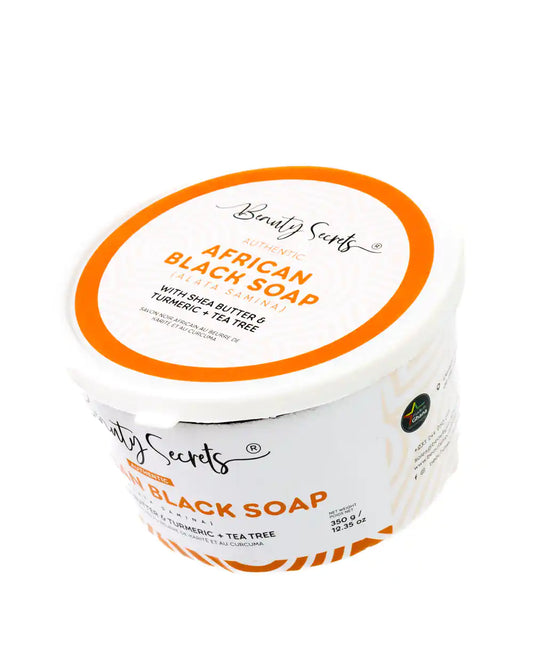 African Black Soap with Shea Tumeric & Tea Tree