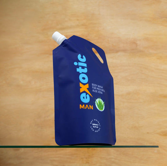 Exotic Man Gel 500ml - Refill Pouch