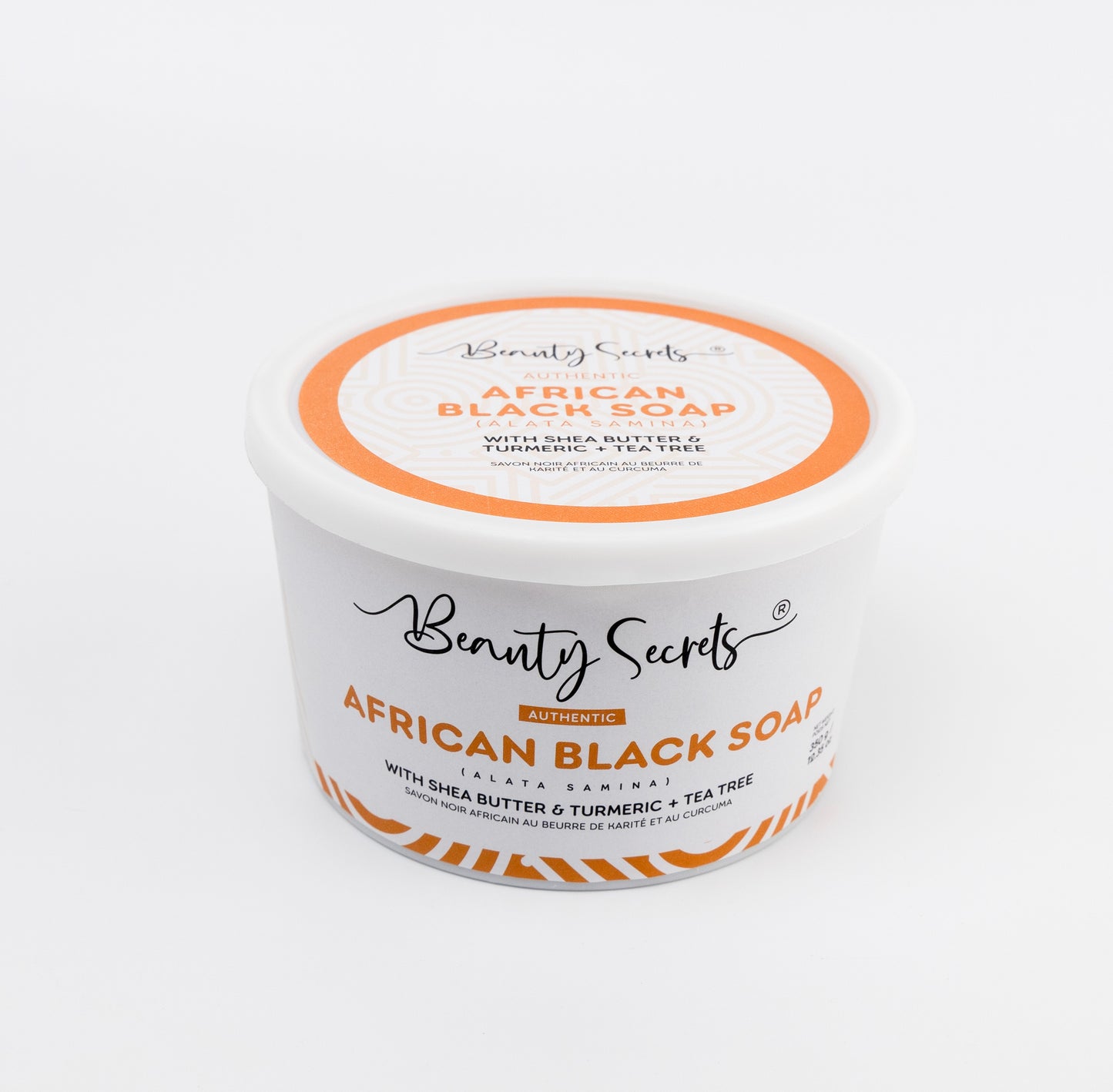 African Black Soap with Shea Tumeric & Tea Tree
