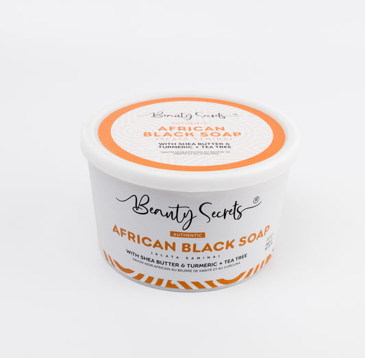 African Black Soap with Shea Tumeric & Tea Tree
