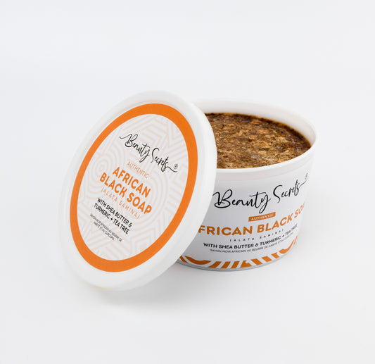 African Black Soap with Shea Tumeric & Tea Tree