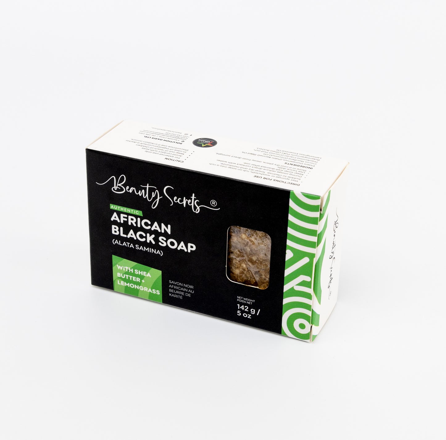 African Black Soap with Shea butter, & Lemongress