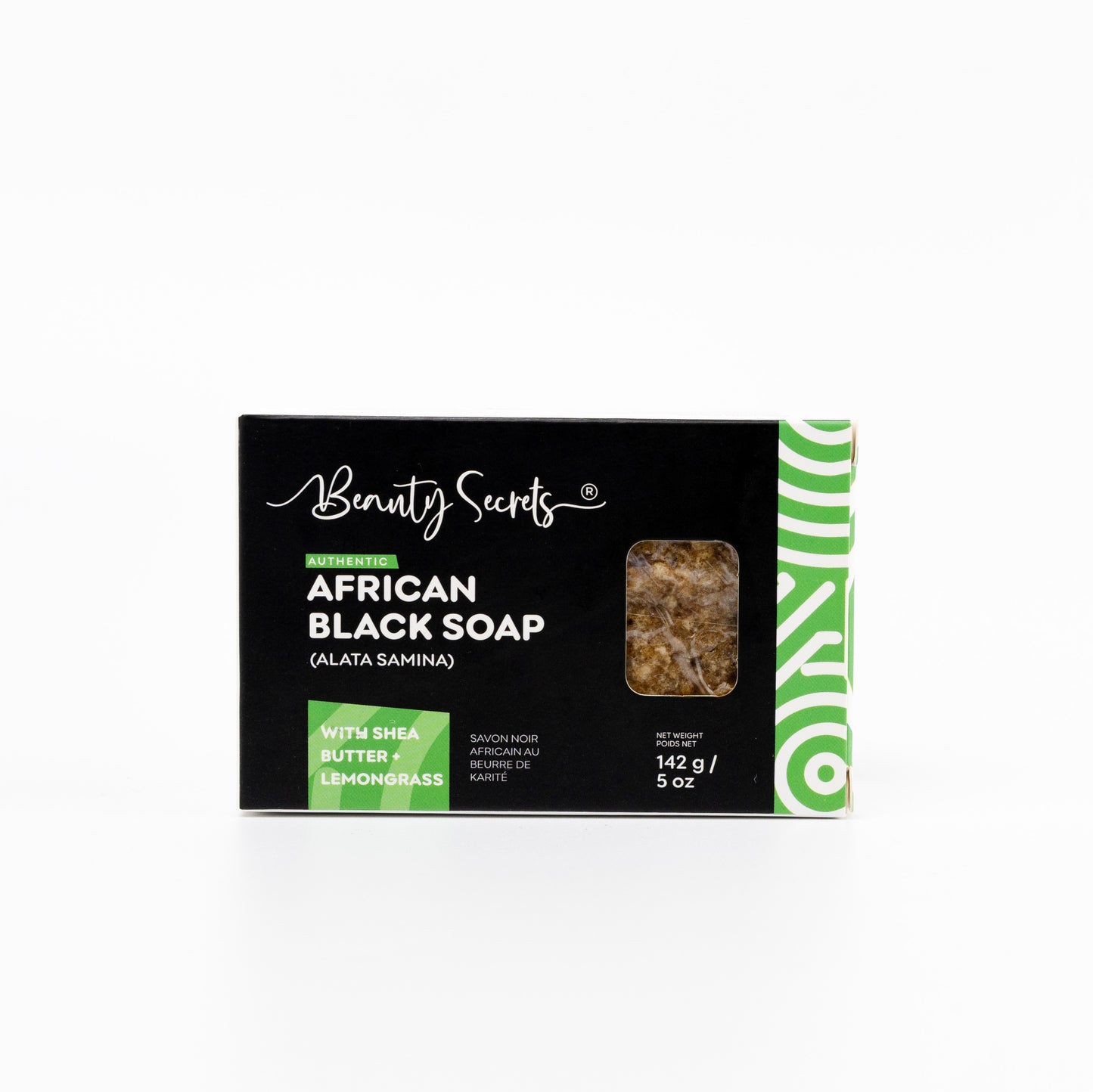 African Black Soap with Shea butter, & Lemongress