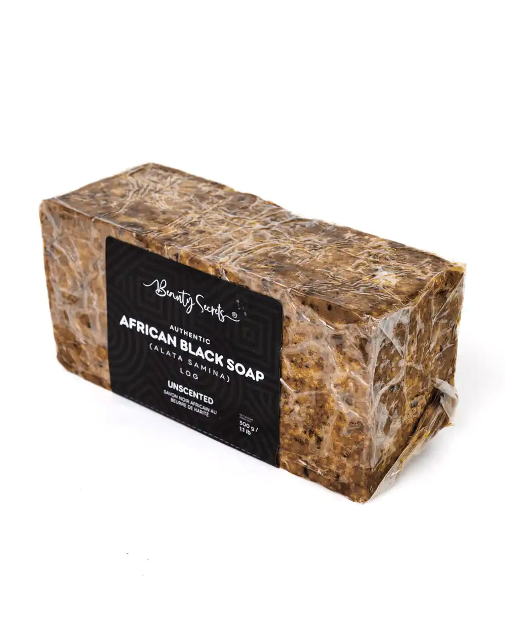 Bûche de savon noir africain non parfumée