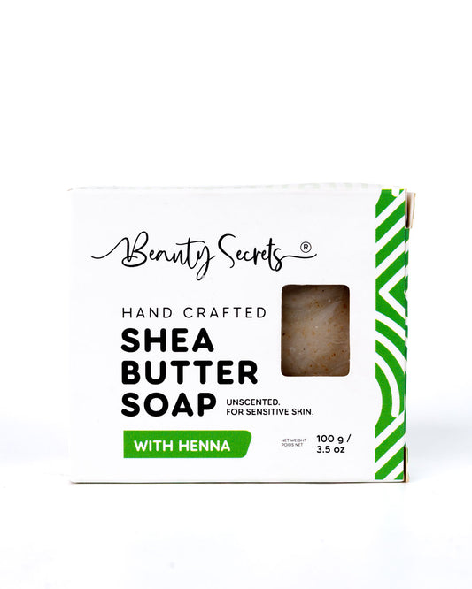 Shea butter soap with henna